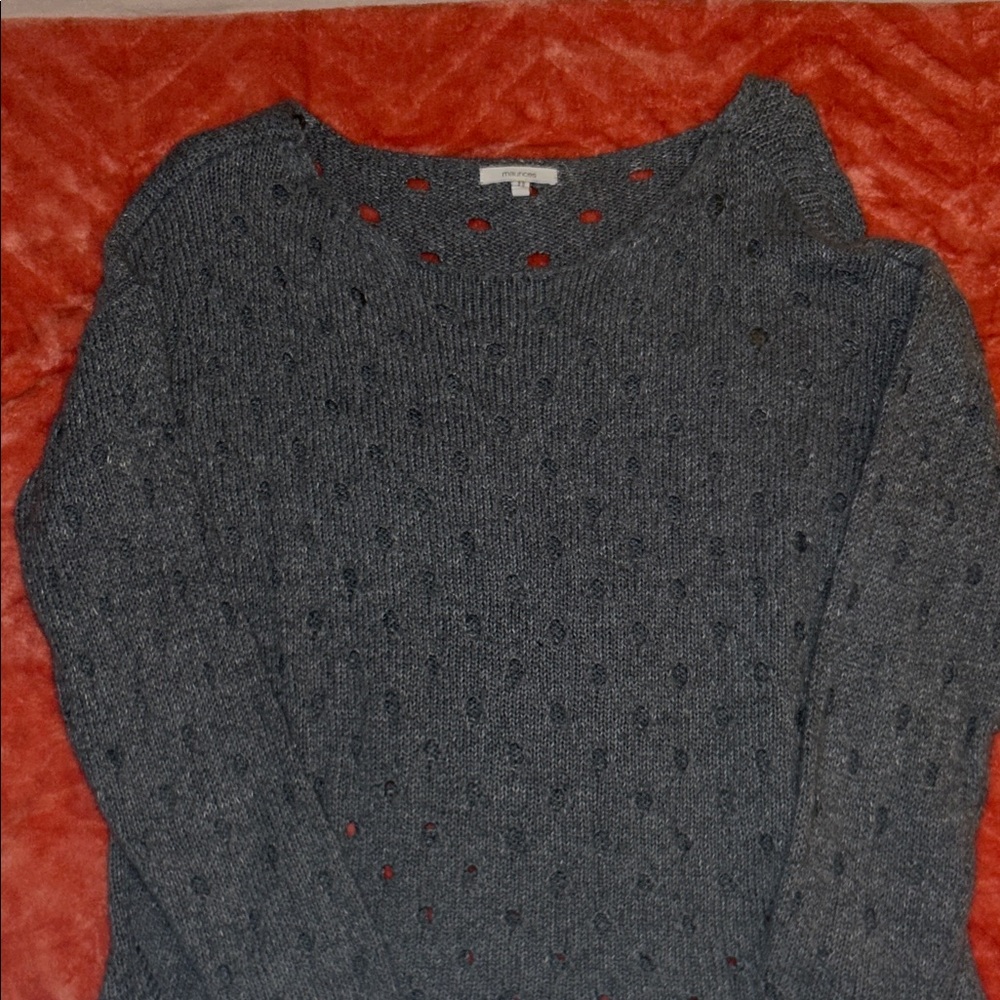 Maurices Charcoal Knit Sweater
